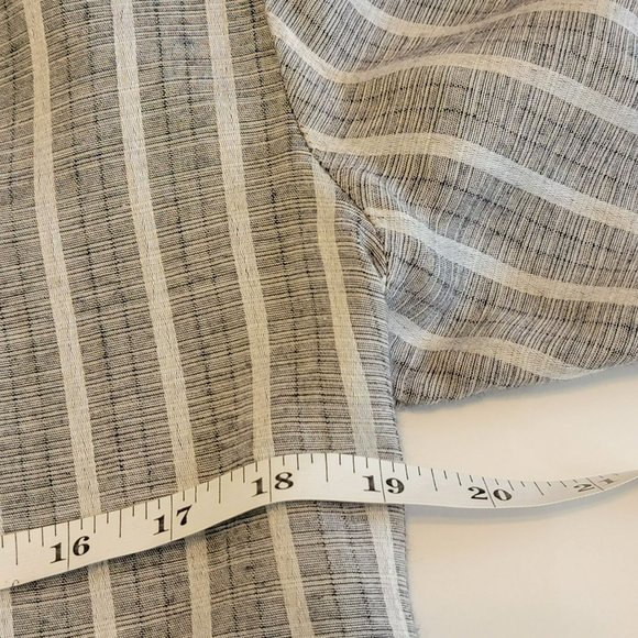 RVCA Women's Small Grey and White Striped Dress - Picture 10 of 13